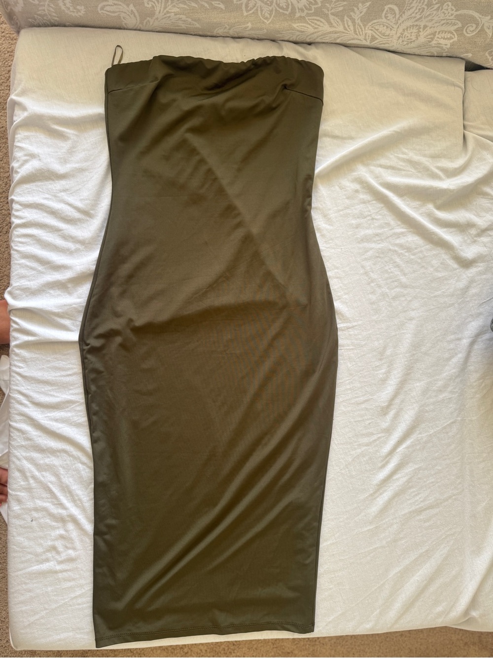 Cute Tube Olive Dress